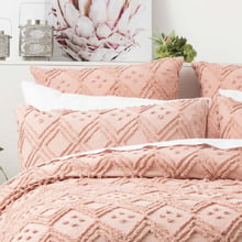 Medallion Vintage Washed Tufted Cotton European Pillowcase